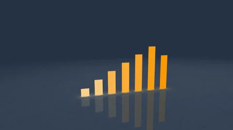 Chart going up Stock Footage 34572599