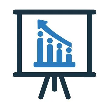 Chart, graph icon / vector graphics Stock Illustration