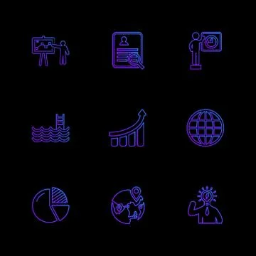 Chart , graph , percentage , navigation , share , eps icons set vector イラスト素材