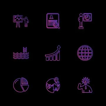 Chart , graph , percentage , navigation , share , eps icons set vector 스톡 일러스트