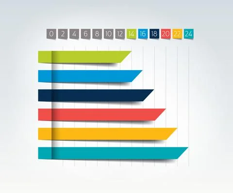 Chart, graph, scheme. Simply color editable. Infographics element. Vector. Stock Illustration