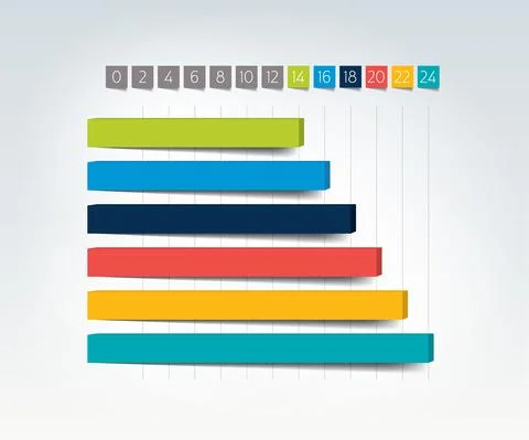 Chart, graph, scheme. Simply color editable. Infographics element. Vector. Stock Illustration