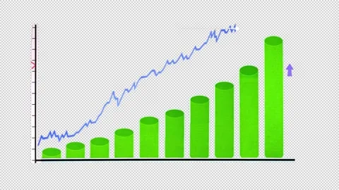Chart growth 02  스톡 동영상 169934567