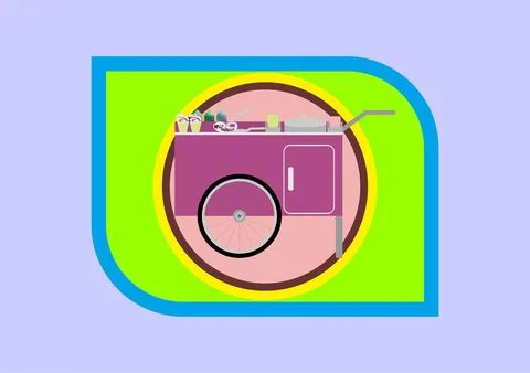 Chart icecream Stock Illustration