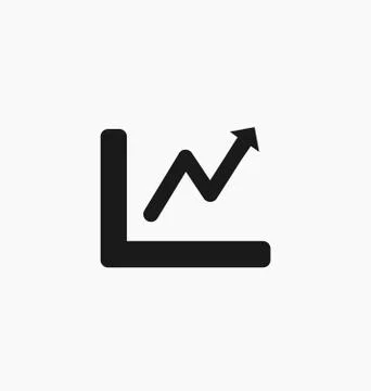 Chart icon bar symbol for web site design, logo, app, UI. Vector illustration Stock Illustration