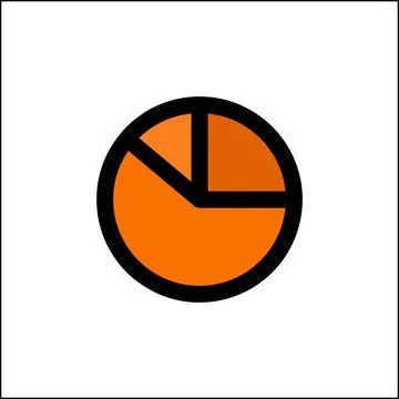 Chart Icon Conceptual Vector Design Illustration Stock Illustration