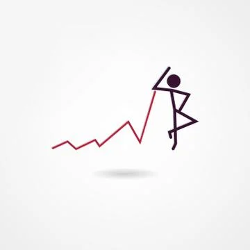 Chart icon Stock Illustration
