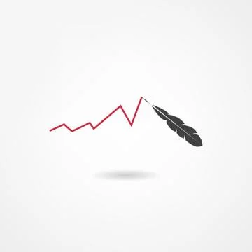 Chart icon Stock Illustration