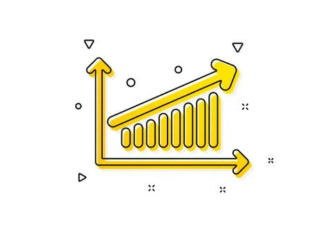 Chart icon. Report graph sign. Vector 스톡 일러스트
