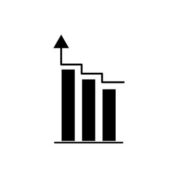 Chart icon. vector illustration Stock Illustration