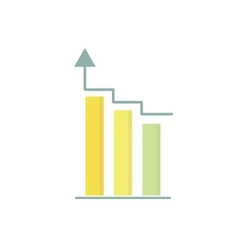 Chart icon. vector illustration Stock Illustration
