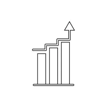 Chart icon. vector illustration Stock Illustration
