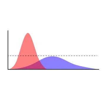 Chart icon on a white background. Vector illustration Stock-Illustration