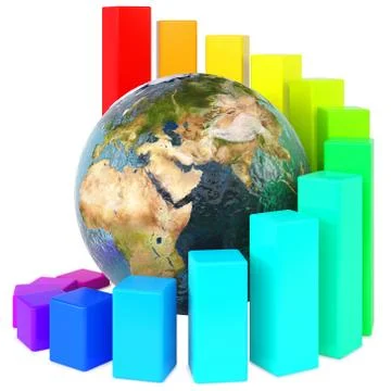 Chart Illustrazione stock