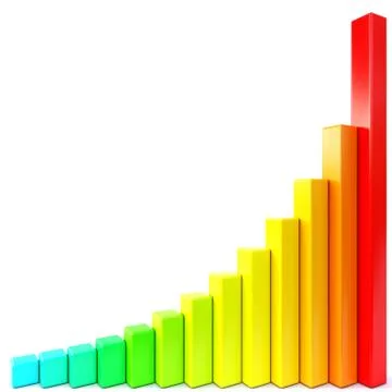 Chart Illustrazione stock