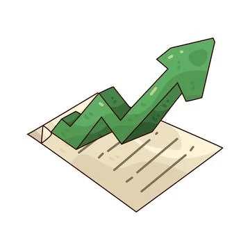 Chart Up illustration Stock Illustration