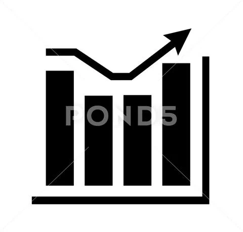 Chart infographic graph diagram a single icon Illustration #156873220