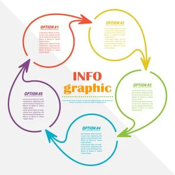 Chart for infographics. Visual description of the process, development plan, Stock Illustration