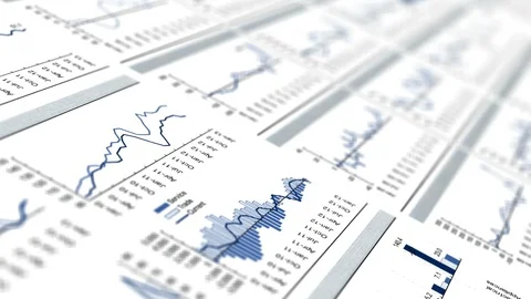 Chart Investment background Stockbeeldmateriaal 86431592