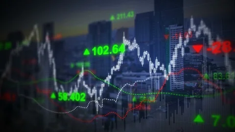 Chart investment. Stock Footage 86542441