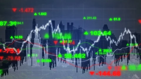 Chart investment. Stock Footage 86546094