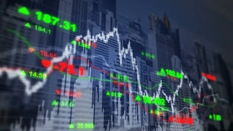 Chart investment. Stock Footage 86627149