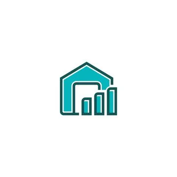 Chart line icon. linear style sign for mobile concept and web design. Outline Stock Illustration