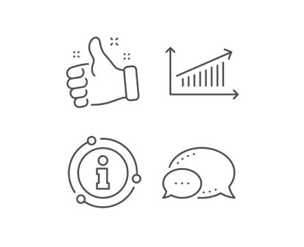 Chart line icon. Report graph sign. Vector Stock Illustration