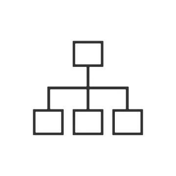 Chart line icon on a white background Stock Illustration