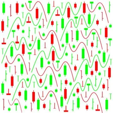 Chart Pattern 스톡 일러스트