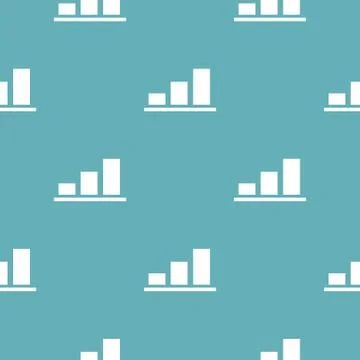 Chart pattern seamless blue 스톡 일러스트