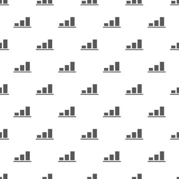 Chart pattern seamless Illustrazione stock