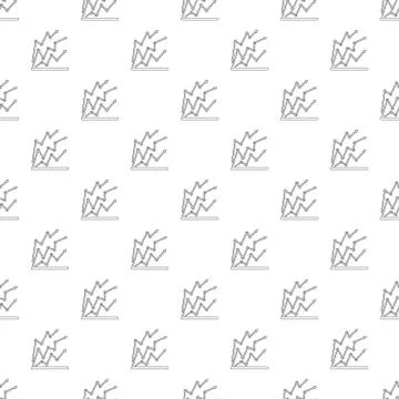 Chart pattern seamless 스톡 일러스트