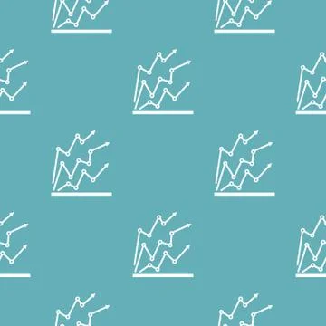 Chart pattern seamless  simple Illustrazione stock