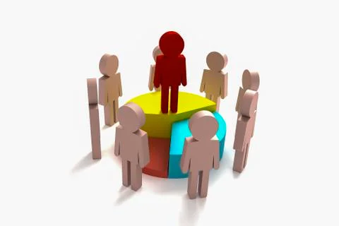 Chart people Stock Photos