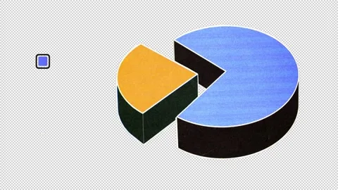 Chart Pie 02 Stock Footage 169934667