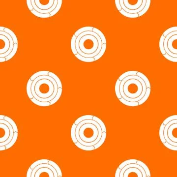 Chart pie with arrows pattern seamless Illustrazione stock