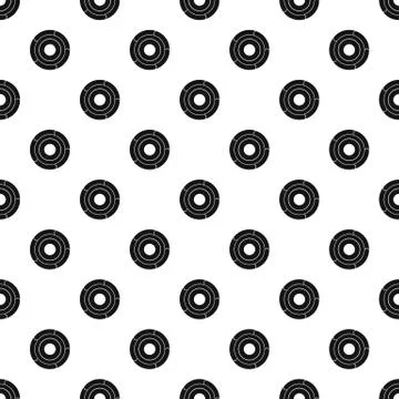 Chart pie with arrows pattern vector Stock Illustration