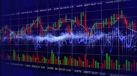 Chart of price movement Stock Footage 63116383