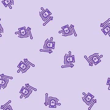 Chart rate mortality line vector seamless pattern Stock Illustration