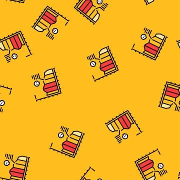 Chart rate mortality vector seamless pattern Illustrazione stock