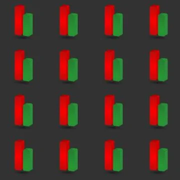 Chart seamless design Stock Illustration