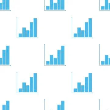 Chart seamless pattern 스톡 일러스트