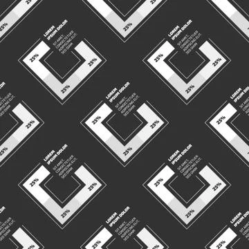 Chart Seamless pattern Stock Illustration