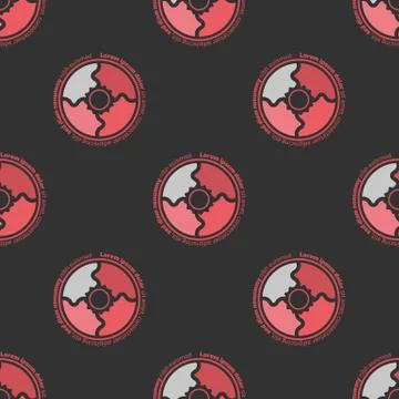 Chart Seamless pattern Illustrazione stock