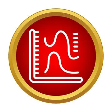 Chart showing data analysis and financial market indicator イラスト素材