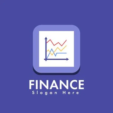 Chart Simple Financial Stock Illustration