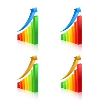 Chart of success Stock Illustration