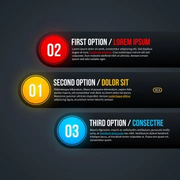 Chart template for web design. EPS 10 Stock Illustration