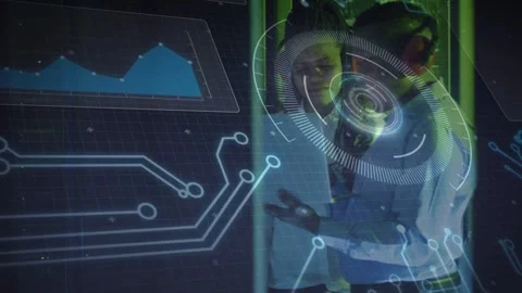 Chart updating and sweeping circuits, ho... | Stock Video | Pond5